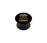 I'm An Electrician If I Dance Without Music Shut The Braker PopSockets Adhesive PopGrip