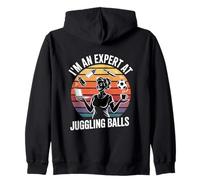 I'm An Expert At Juggling Balls Zip Hoodie