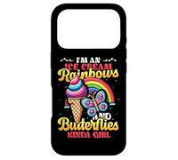 I'm An Ice Cream Rainbows And Butterflies Kinda Girl Case for iPhone 17 Pro