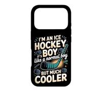 I'm an Ice Hockey Boy Ice Hockey Player Puck Case for iPhone 17 Pro