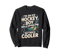 I'm an Ice Hockey Boy Ice Hockey Player Puck Sweatshirt
