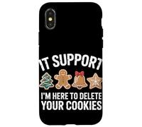 Im An IT Im Here To Delete Your Cookies Christmas Case for iPhone X/XS