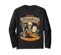 I'm an Occupational Therapist Nothing Scares Me Halloween Long Sleeve T-Shirt