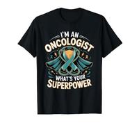 I'm an Oncologist What's Your Superpower Oncology Cancer Value Graphic T-Shirt, Men, Black, XL