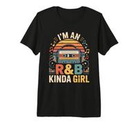 Im an R&B Kinda Girl Retro Music Lover Premium T-Shirt