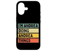 I'm Andrea Doing Andrea Things Funny Personalized Quote Case for iPhone 17
