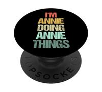 I'm Annie Doing Annie Things - Funny Saying Cute Name Annie PopSockets Adhesive PopGrip
