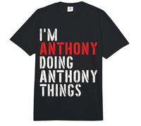 I'm Anthony Doing Anthony Things First Name Anthony Comfort Colors Adult Heavyweight T-Shirt