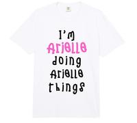 I'm Arielle Doing Arielle Things. Cute Personalized Slogan Comfort Colors Adult Heavyweight T-Shirt