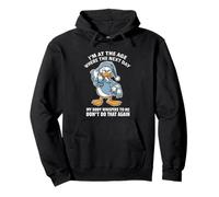 I'M At Age Where Next Day My Body Whispers, Funny Duck Aging Pullover Hoodie