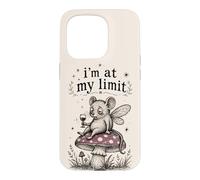 Im At My Limit Funny Mouse Fairy Wine Mushroom Case for iPhone 15 Pro