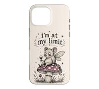 Im At My Limit Funny Mouse Fairy Wine Mushroom Case for iPhone 16 Pro Max