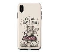 Im At My Limit Funny Mouse Fairy Wine Mushroom Case for iPhone XS Max