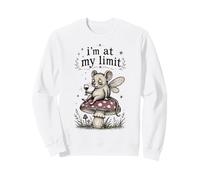Im At My Limit Funny Mouse Fairy Wine Mushroom Sweatshirt