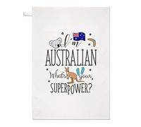 I'm Australian What's Your Superpower Tea Towel Dish Cloth