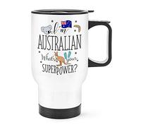 I'm Australian What's Your Superpower Travel Mug Cup with Handle