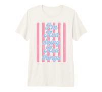 I'm Ava Doing Ava Things Cute Girl's Pink Stripe Premium T-Shirt