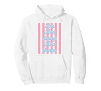 I'm Ava Doing Ava Things Cute Girl's Pink Stripe Pullover Hoodie