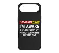 I'm Awake Please Respect My Privacy Breaking News Funny Case for iPhone Air