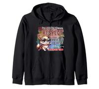 I'm awake please respect my privacy Zip Hoodie