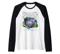 I'm AXOLOTLING Too Many Questions Knowledge Hungry Bookworm Raglan Baseball Tee
