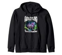 I'M AXOLOTLING TOO MANY QUESTIONS knowledge hungry bookworm Zip Hoodie