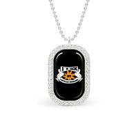 I'm Back by Popular Demand Personalized Necklace Print Pattern Pendant With Chain Gifts For Women Men Silver-style-4