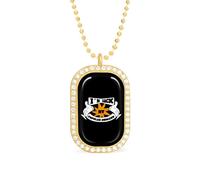 I'm Back by Popular Demand Personalized Necklace Print Pattern Pendant With Chain Gifts For Women Men Golden-style-4