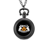 I'm Back by Popular Demand Vintage Pocket Watch with Chain Arabic Numerals Scale Quartz Pocket Watches Gifts for Men Women