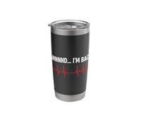 I'm Back Heartbeat Line EKG Comeback Open Heart Surgery Stainless Steel Insulated Tumbler