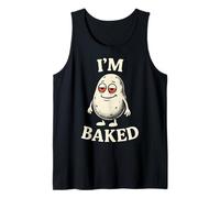 I'm Baked Funny Wake & Bake Cannabis Weed Stoner Pot Humor Tank Top
