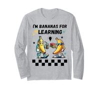 I'm bananans for learning back to school teacher, student Long Sleeve T-Shirt