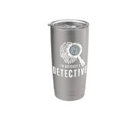 I'm Basically A Detective Funny True Crime Podcast Stainless Steel Insulated Tumbler