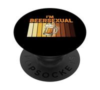 I'm Beersexual Love For Beer Drinking LGBTQ PopSockets Adhesive PopGrip