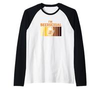 I'm Beersexual Love for Beer Drinking LGBTQ Raglan Baseball Tee