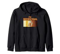 I'm Beersexual Love For Beer Drinking LGBTQ Zip Hoodie