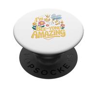 Im Beeyond Amazing Cute Bee Quote PopSockets Adhesive PopGrip