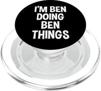 I'm Ben Doing Ben Things Funny Saying PopSockets PopGrip for MagSafe