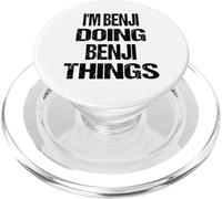 I'm Benji Doing Benji Things - Personalization Benji PopSockets PopGrip for MagSafe