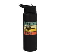 I'm Betty Doing Betty Things Funny Personalized Quote Stainless Steel Insulated Water Bottle