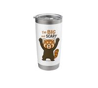 I'm Big and Scary Red Panda Stainless Steel Insulated Tumbler