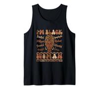 I'm Black Afro Woman Intelligent Proud Black History Month Tank Top