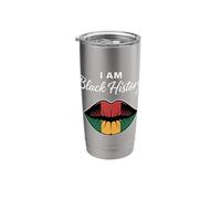 I'm Black History Pan-African Pride Lips Stainless Steel Insulated Tumbler