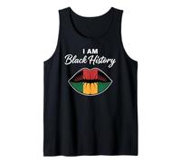 I'm Black History Pan-African Pride Lips Tank Top