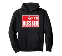 I'm Blessed Christian Church Group Faith Religious Saying Pullover Hoodie