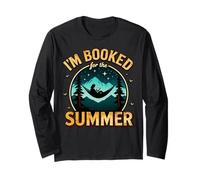 I'm Booked for The Summer Relaxing in Nature Reading Long Sleeve T-Shirt