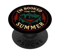 I'm Booked for the Summer Relaxing in Nature Reading PopSockets Adhesive PopGrip