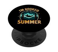 I'm Booked for the Summer Relaxing in Nature Reading PopSockets Adhesive PopGrip