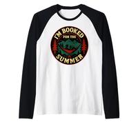 I'm Booked for The Summer Relaxing in Nature Reading Raglan Baseball Tee