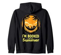 I'm Booked for the Summer Relaxing in Nature Reading Zip Hoodie